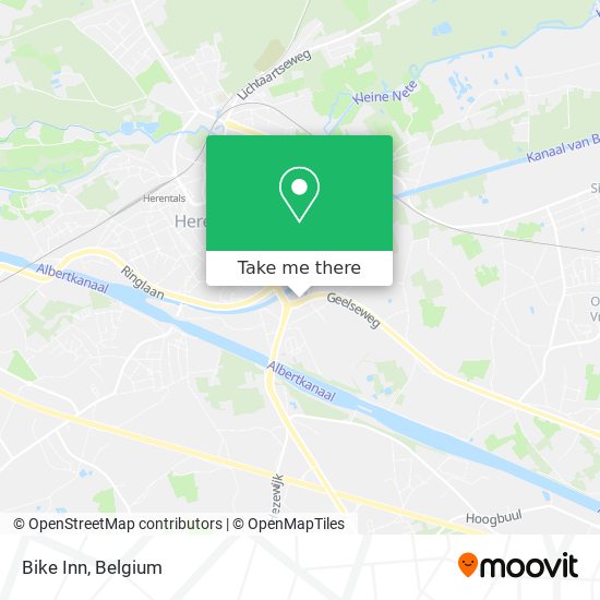 Bike Inn map