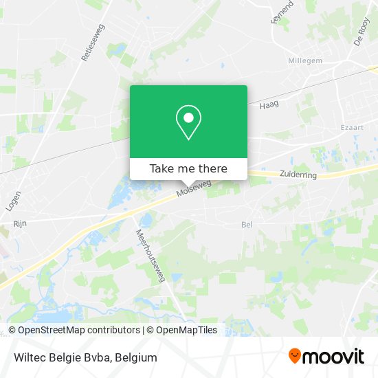 Wiltec Belgie Bvba map