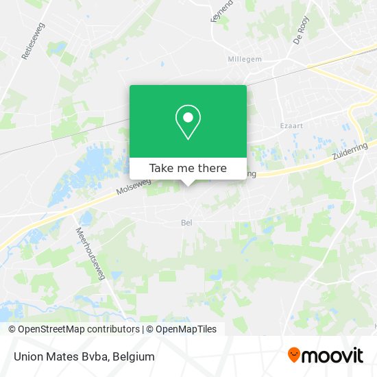 Union Mates Bvba map