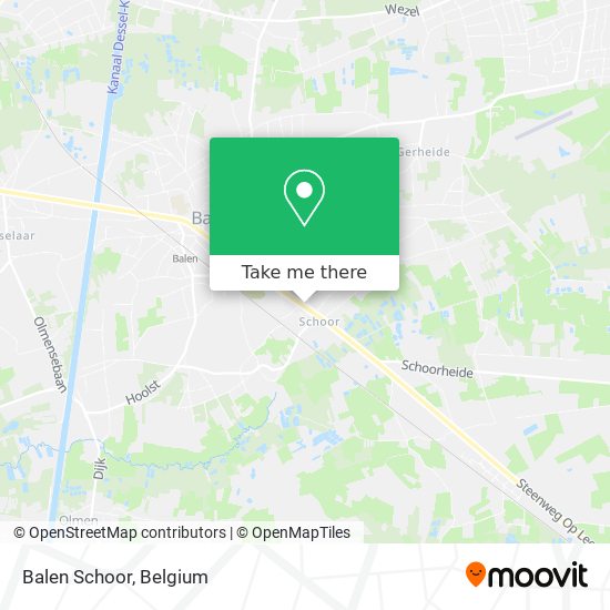 Balen Schoor map