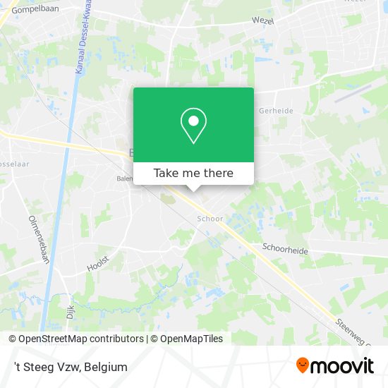 't Steeg Vzw map