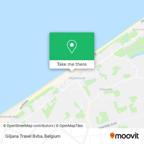 Giljana Travel Bvba map