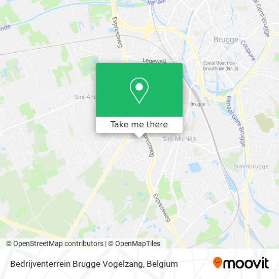 Bedrijventerrein Brugge Vogelzang plan
