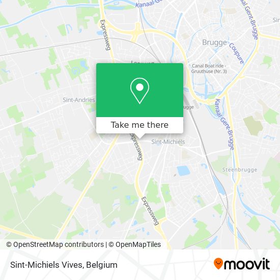 Sint-Michiels Vives map