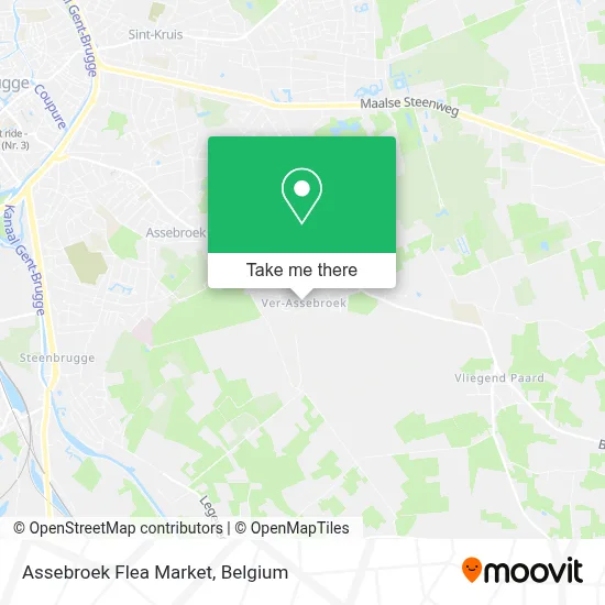 Assebroek Flea Market map