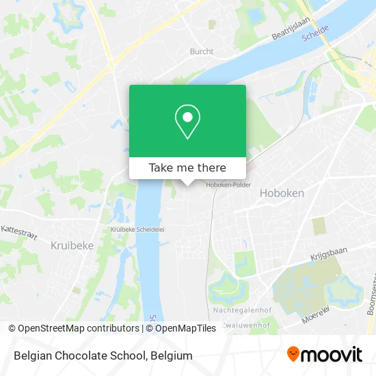 Belgian Chocolate School map