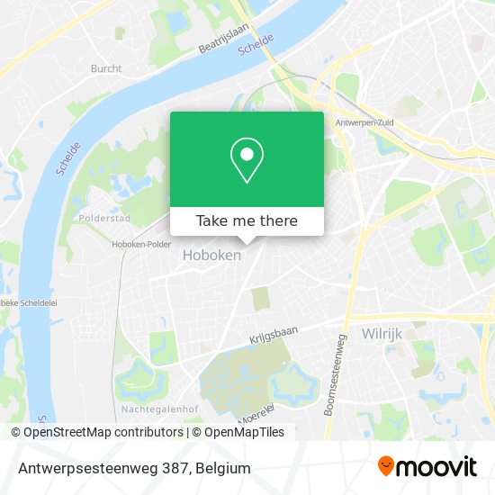 Antwerpsesteenweg 387 plan