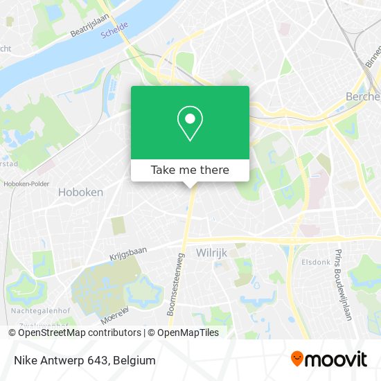 Nike Antwerp 643 map