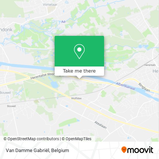Van Damme Gabriël map