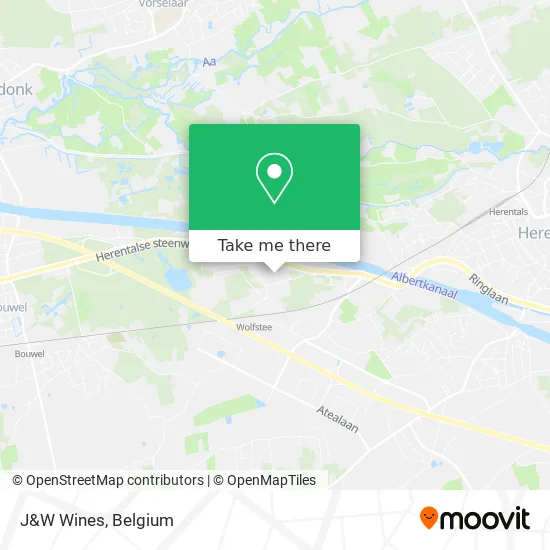 J&W Wines map
