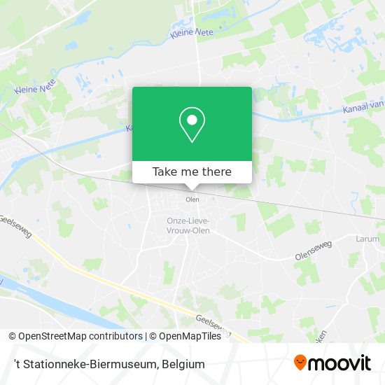 't Stationneke-Biermuseum map