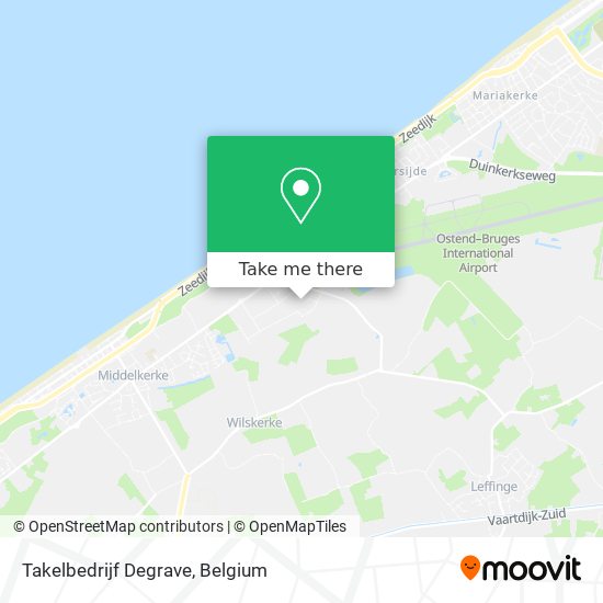 Takelbedrijf Degrave map