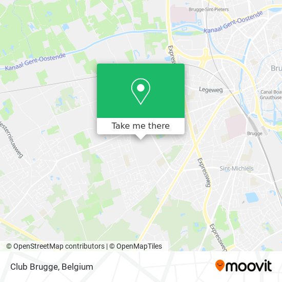 Club Brugge map