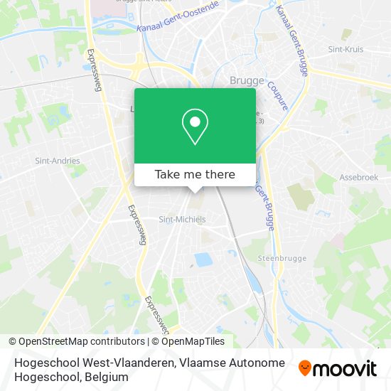 Hogeschool West-Vlaanderen, Vlaamse Autonome Hogeschool map