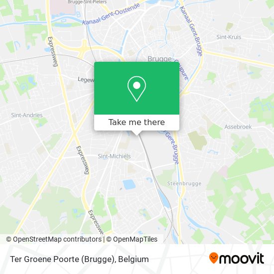 Ter Groene Poorte (Brugge) map