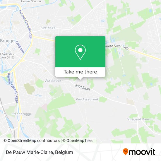 De Pauw Marie-Claire map