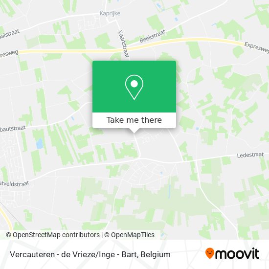 Vercauteren - de Vrieze / Inge - Bart map
