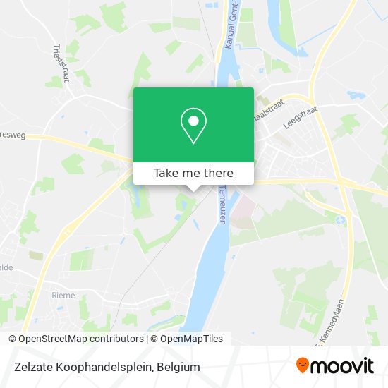 Zelzate Koophandelsplein plan