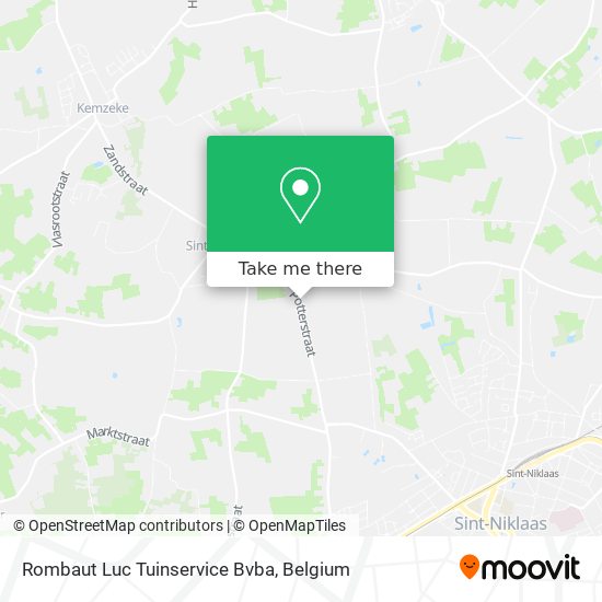 Rombaut Luc Tuinservice Bvba map