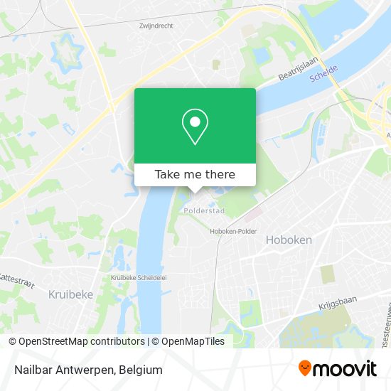 Nailbar Antwerpen map