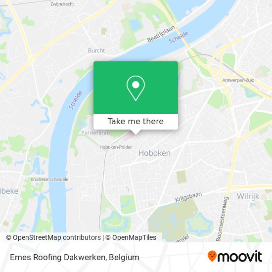 Emes Roofing Dakwerken map