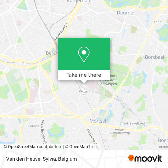 Van den Heuvel Sylvia map