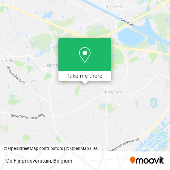 De Fijnproeverstuin map