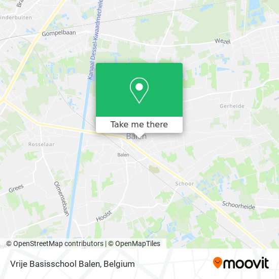 Vrije Basisschool Balen map