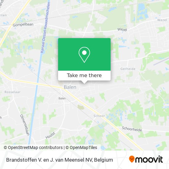 Brandstoffen V. en J. van Meensel NV plan