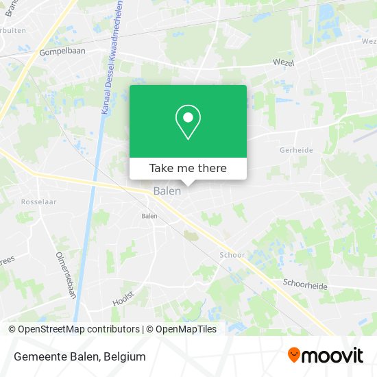 Gemeente Balen map