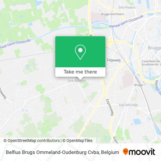 Belfius Brugs Ommeland-Oudenburg Cvba map