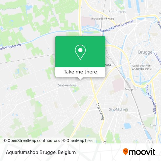 Aquariumshop Brugge plan