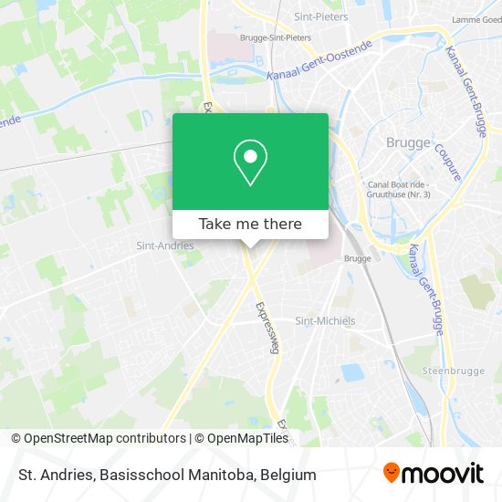 St. Andries, Basisschool Manitoba map