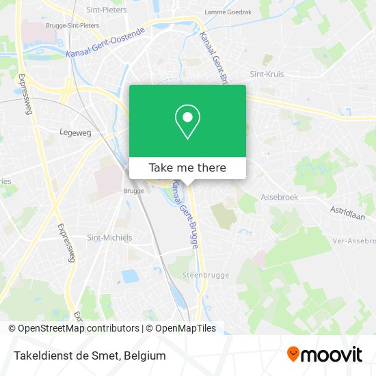 Takeldienst de Smet map