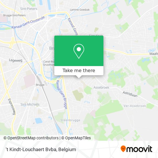 't Kindt-Louchaert Bvba map