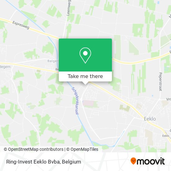 Ring-Invest Eeklo Bvba map