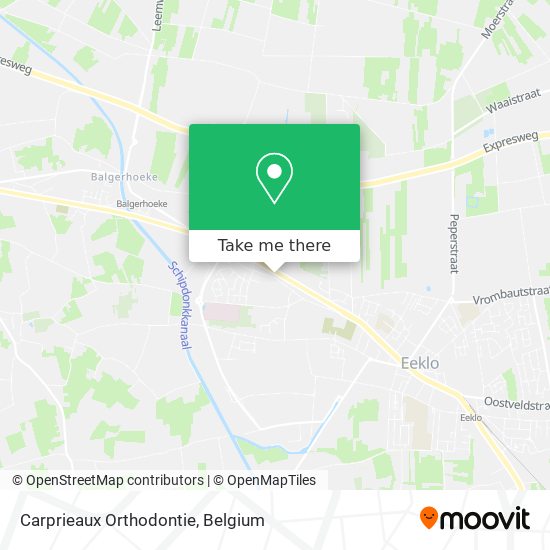 Carprieaux Orthodontie map