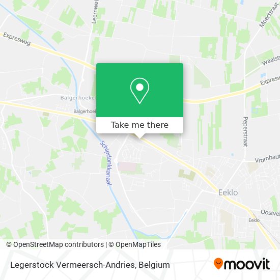 Legerstock Vermeersch-Andries map