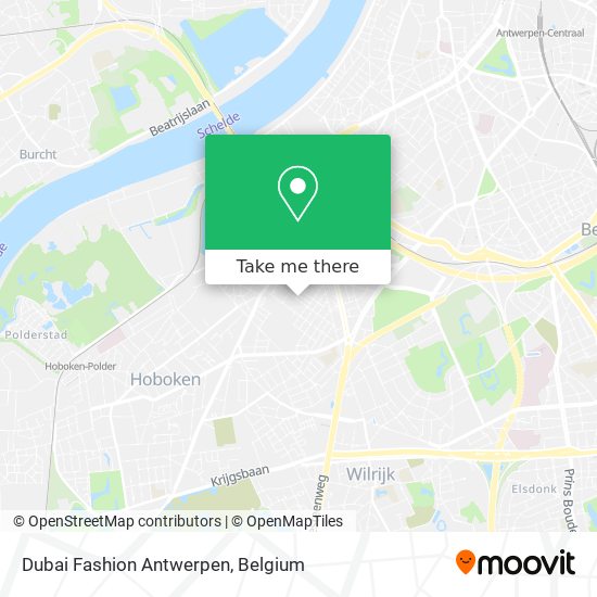 Dubai Fashion Antwerpen map