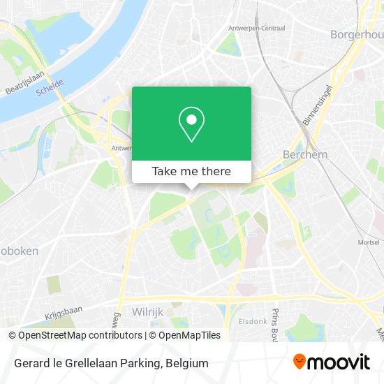 Gerard le Grellelaan Parking map