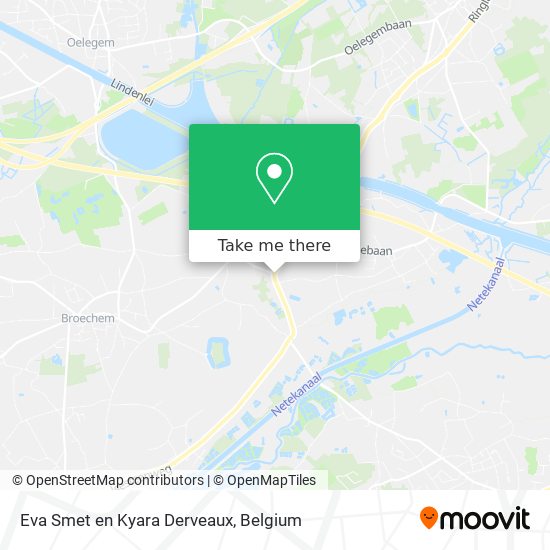 Eva Smet en Kyara Derveaux map