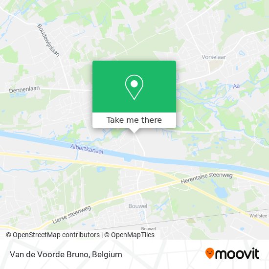 Van de Voorde Bruno map