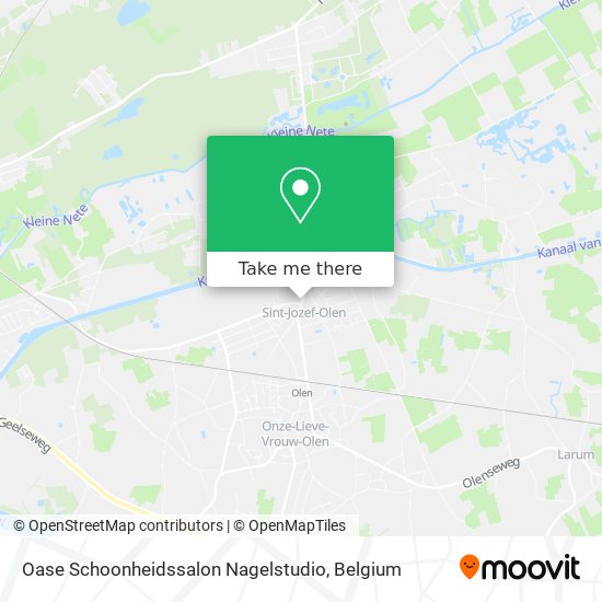 Oase Schoonheidssalon Nagelstudio map