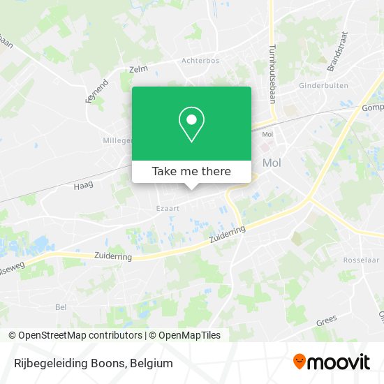 Rijbegeleiding Boons plan