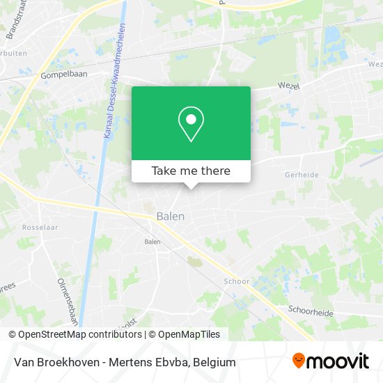 Van Broekhoven - Mertens Ebvba map