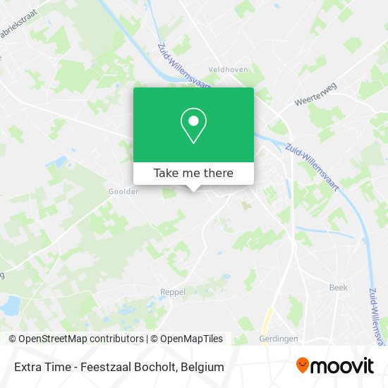 Extra Time - Feestzaal Bocholt map