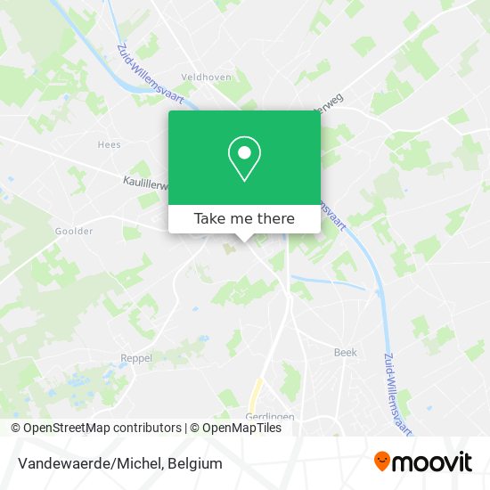 Vandewaerde/Michel map