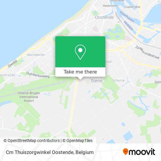 How to Cm Thuiszorgwinkel Oostende by Bus or Light Rail?