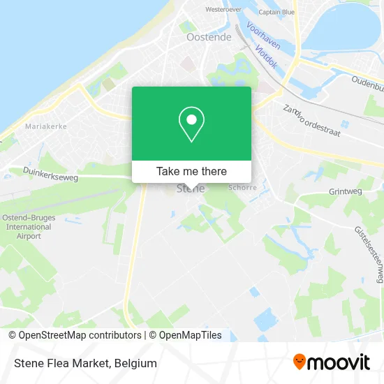 Stene Flea Market map