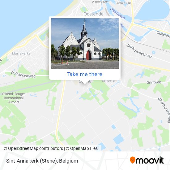 Sint-Annakerk (Stene) map